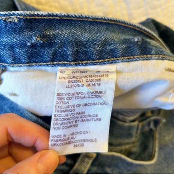 Mens Dickies Faded Carpenter Jeans 36x30 nice and worn! - Picture 6 of 7